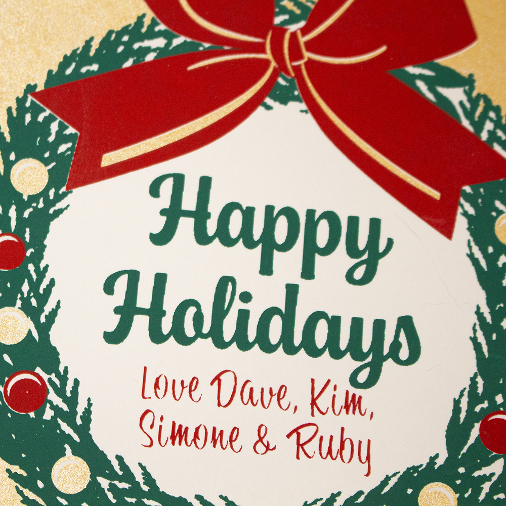 Screen Printed Christmas Card 2025